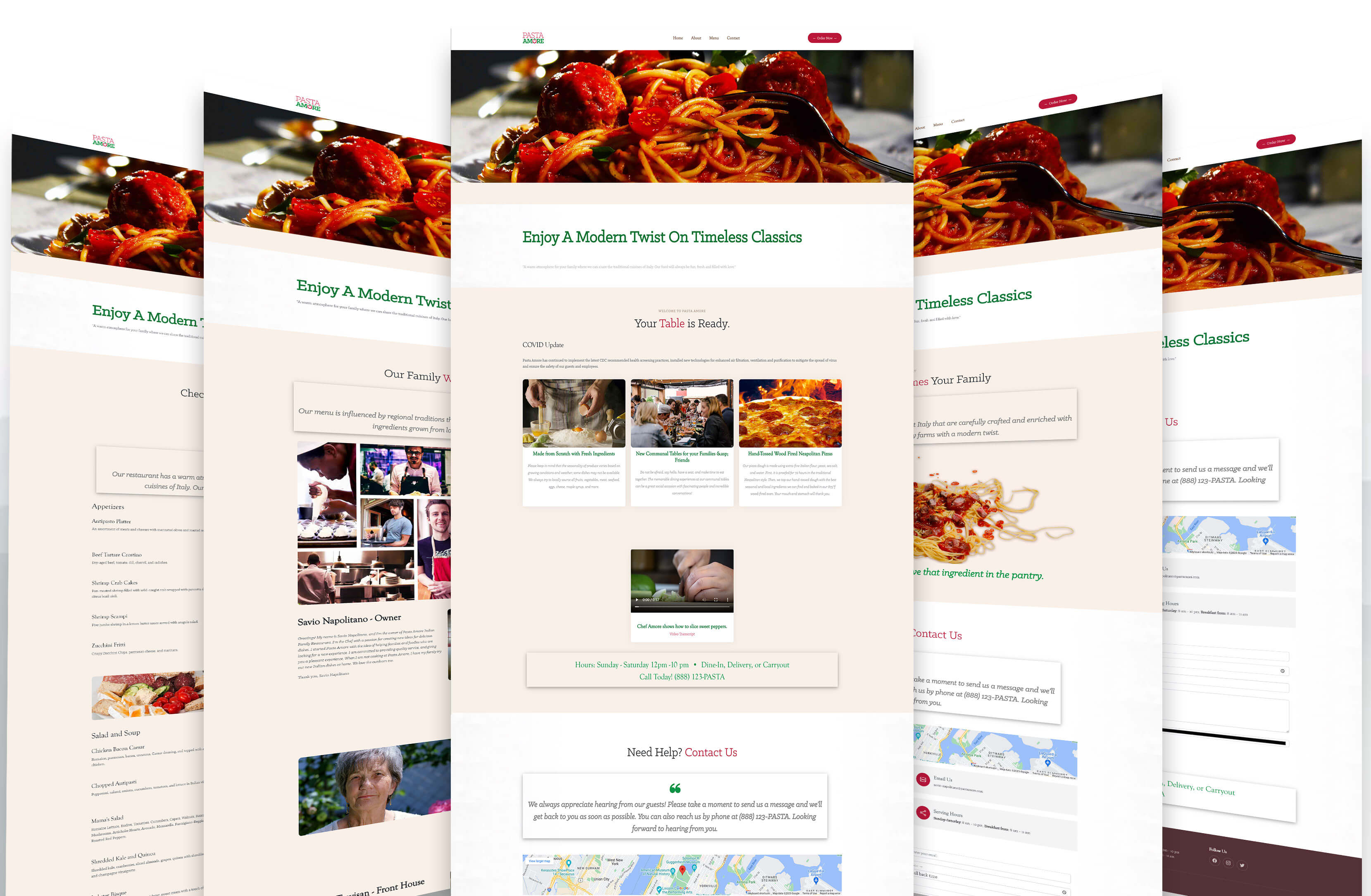 Pasta Amore website