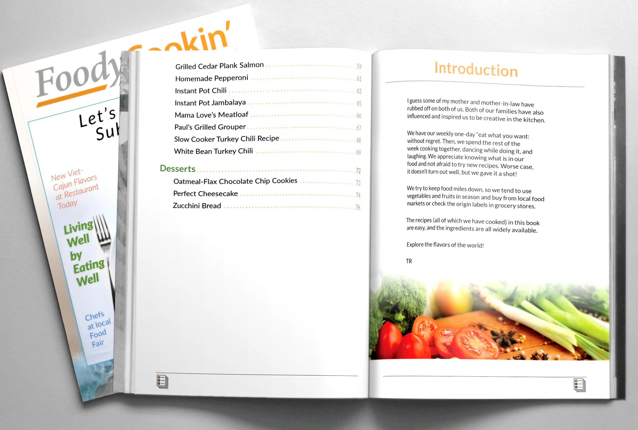 Foody Cookin' EPUB index and introduction