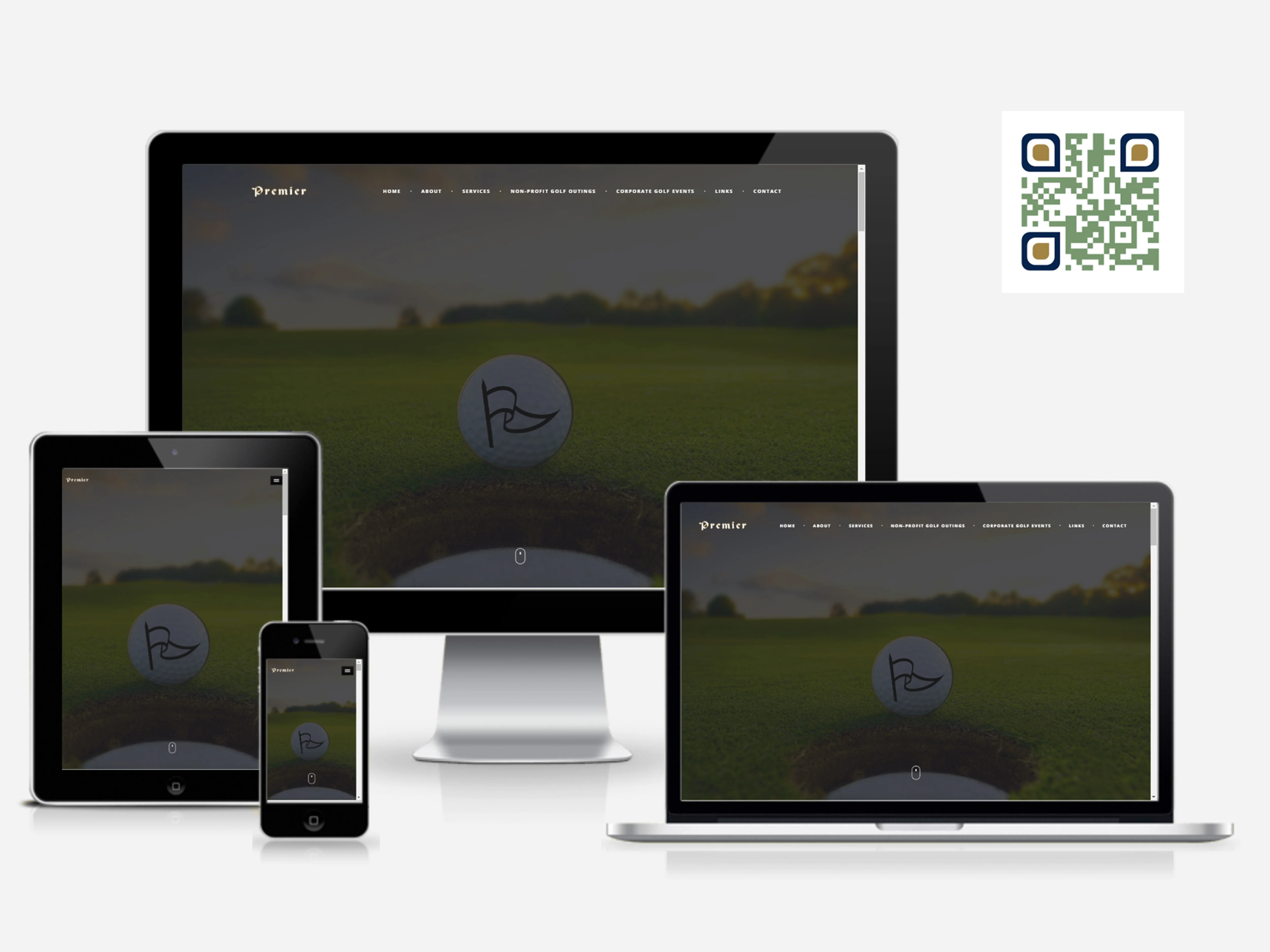 Premier Golf Outings website